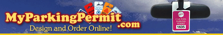 Design and Order Custom Parking Permits Online!