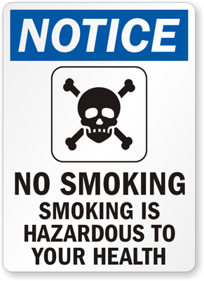 ... Funny Sign on Funny No Smoking Signs Labels Humorous No Smoking Signs