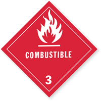 Combustible Label