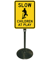 Children at Play Sign & Post Kit