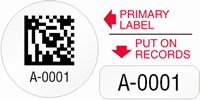Circular 2D Custom Template - Barcode