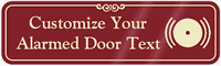 Alarmed Door Symbol Sign