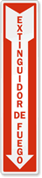 Extinguidor De Fuego Sign