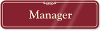 Manager Sign