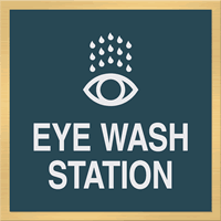 Eye Wash Station, with Graphic