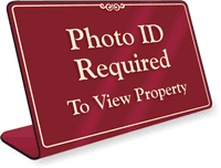 Photo ID Required To View Property
