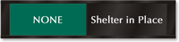 Shelter In Place Sliding Panel Sign