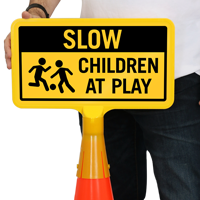 Children At Play ConeBoss Sign