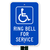 RING BELL FOR SERVICE Signs