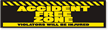 Accident-Free Zone, Violators will be Injured Sticker