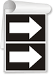 Black Arrow Sign Book - Arrow Sign