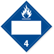 Dangerous when Wet Placard