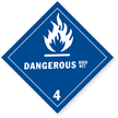 Dangerous When Wet Label