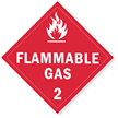 Flammable Gas Placard