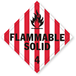 Flammable Solid Placard