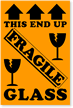 Fragile Glass Label