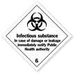 Infectious Substance Label