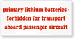 Lithium Battery Label