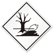 Marine Pollutant Placard Label