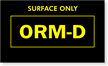 ORM-D Surface Only Label