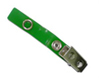 Vinyl with Metal Bulldog Clip - Green