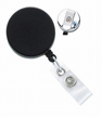 Badge Reel - Black/Chrome