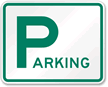 PARKING Sign