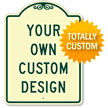 Custom SignatureSign™ Dome Shaped Parking Sign