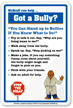 McGruff No Bullies Sign