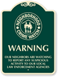 Neighborhood Crime Watch SignatureSign™ (with Graphic)