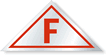 F  Triangular, White Background