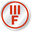 III F Floor Truss Sign Circular