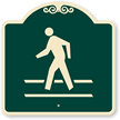 Pedestrian Crossing Dome Shaped SignatureSigns™