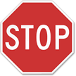Stop 30 in. x 30 in. Reflective Aluminum STOP Sign