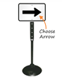 Right Arrow Sign and Post Kit