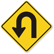 U Turn Church Sign