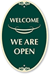 Double Sided Welcome And Sorry Sign