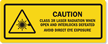 CLASS 3R LASER RADIATION LABEL