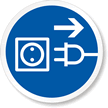 ISO M006 - Disconnect Mains Plug