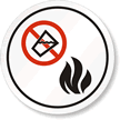 ISO P011-Do Not Extinguish With Water Label