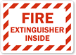 Fire Extinguisher Inside Label