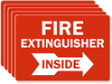 Fire Extinguisher Inside (arrow right)