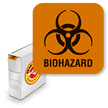Fluorescent Biohazard Label