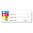 RTK Color Bar Mini Label, Chemical Name