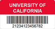 Library Barcode Labels - 1 in. x 1.9 in.