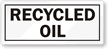 Recycled Oil Label