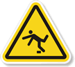 ISO W007 Tripping Hazard Label