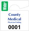 Plastic ToughTags™ Parking Permits, Mini