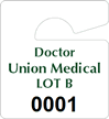 Plastic ToughTags™ Parking Permits, Mini