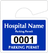 Plastic ToughTags™ Parking Permits, Mini